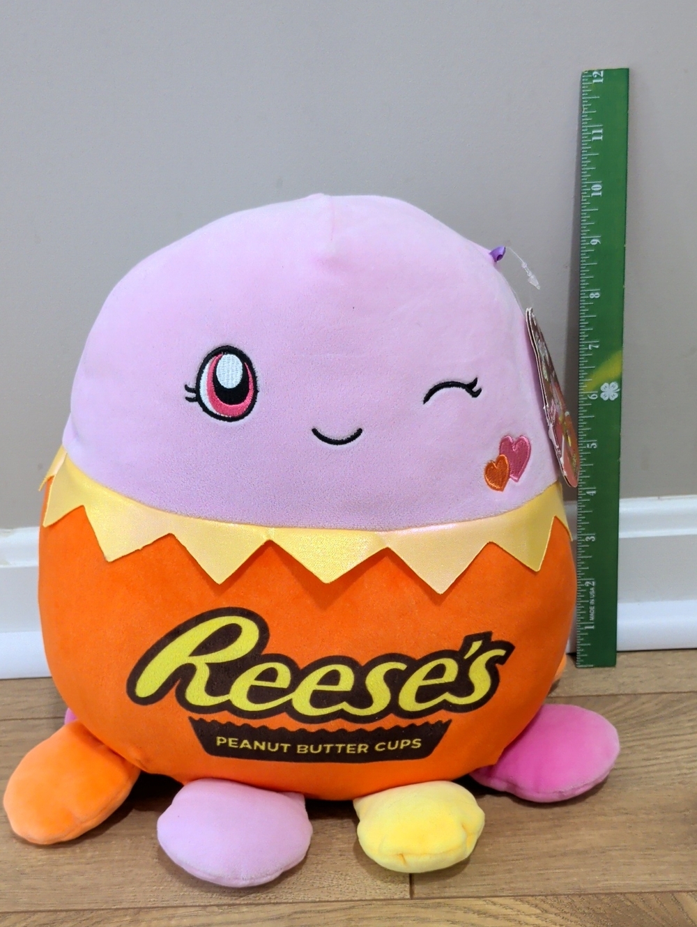 Kellytoy Squishmallow Reese's Octopus Jeanne Plush
